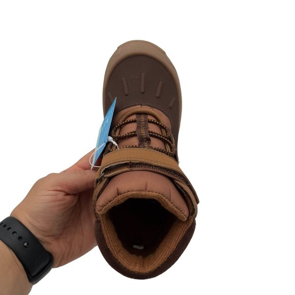 Stride Rite Boys Girls Nebraska Boots Size 12 Brown Adjustable Medium-Wide Width - Picture 4 of 16